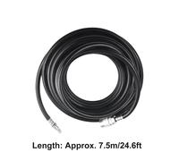 24.6ft PVC Pneumatico Air-Compressor Tubo Accessorio Con Veloce Collegamento