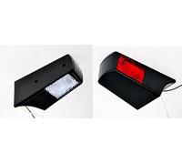 24/7 Auto 2 luci di ingombro a LED da 24 V, E4, per Scania 112 113, rosso e bianco