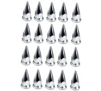 24/7 AUTO 30 pezzi 32 mm a forma di proiettile tappi bulloni cromati coperture di plastica ruota camion camion rimorchio
