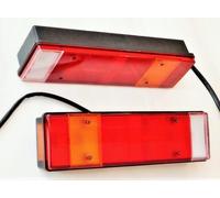 24/7 AUTO Luci Posteriori Di Recupero 2x Lampade 12/24V Per Rimorchio