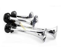 24/7 AUTO Potente clacson ad aria cromato 24 V quadruplo con tromba per camion HDV, trattore, barca