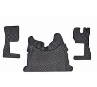 24/7 AUTO Tappeti Copripavimento In Eco Pelle Nero Con Blu Volvo FH 2013-20 RHD