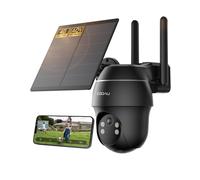 24/7 Registrazione AOV 4G LTE Telecamera Esterno con Batteria Pannello Solare
