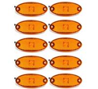 24/7Auto 10 x 2 SMD LED ovali arancioni 24 V luci di ingombro laterali per rimorchio, telaio, camion, roulotte