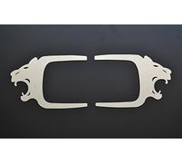 24/7Auto 2 x pannelli decorativi in acciaio inox a forma di leone per camion TGA TGL TGS TGX Euro 5 e Euro 6 fino al 2019