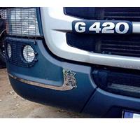 24/7Auto Griffin - Set di 2 fanali fendinebbia in acciaio inox per Scania R P G 2010/16