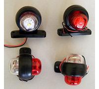 24 / 7Auto - LED per le luci di posizione laterali, per SUV, autobus, camion, roulotte 24V, 4 pezzi