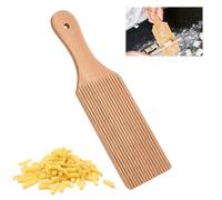 24 × 7cm Tagliere Gnocchi Legno, Pasta Board Roller con Manico | Tagliere per Gnocchi, Tagliere per Pasta Gnocchi, Riga Tagliere Pasta Board, per Fare burro pasta