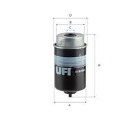 24.A86.00 Filtro carburante Ufi
