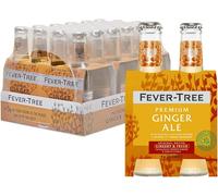 24 Acqua Fever-Tree Ginger Ale 200 ml Vetro Zenzero Mixer Rum Whisky