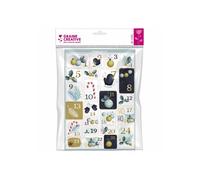 24 adesivi Calendario dell'Avvento - Chic