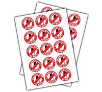 24 adesivi per allergia al latte, per la consapevolezza delle allergie alimentari, senza latte