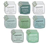 24 Adesivi Salute Mentale, Promemoria Sulla Salute Mentale Carta Parola Incoraggiante Autoadesiva per la Psicologia Positiva Decalcomania Affermazione per il Diario di Album di Ufficio