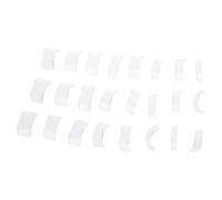 24 anelli in silicone riduttori di dimensioni per uso quotidiano e sport regolabili regolabili anelli guardia gioielli sizer strumento silicone Fitter