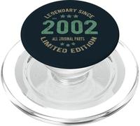 24 anni Bday Legend Since 2002 - Vintage 24th Birthday PopSockets PopGrip per MagSafe