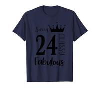 24 Anno Vecchio e Favoloso - Donne 24 ° Compleanno Sassy Classy Maglietta