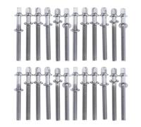 24 aste di tensione per batteria da 60 mm x 5 mm con rondelle per supporto per
