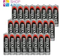 24 BATTERIE AA R6 MAXELL ZINC CARBONIO 1.5V R06 SENZA MERCURIO SUM-3 4P NUOVE