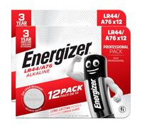 24 Batterie Energizer a Bottone LR44 Pile Alcaline A76 1,5V Lunga Durata per Termometri Digitali Calcolatrici e Orologi da Polso Mantengono la Carica 3 Anni