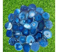 24 " Blu Agata Table Top / Fondo Agata Naturale Sassi Arredo Casa