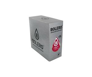 24 Bolero Drinks bustine da 9 grammi gusto MIRTILLO ROSSO ( CRANBERRY) - Preparato istantaneo per Bevande con Stevia e Vitamina C e Senza Zucchero