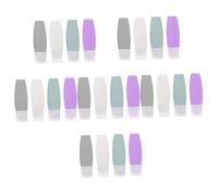 24 bottiglie da viaggio per lozioni da viaggio, contenitore vuoto per lozioni, dispenser per lozioni, sacchetti vuoti per shampoo, crema, Come mostrato, 6 pezzi, 13x3.5cmx6pcs