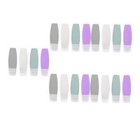 24 bottiglie da viaggio per lozioni da viaggio, contenitore vuoto per lozioni, dispenser per lozioni, sacchetti vuoti per shampoo, crema, Come mostrato, 5 pezzi, 13x3.5cmx5pcs