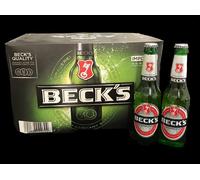 24 Bottiglie di Birra Beck's da 33 cl vol 5%