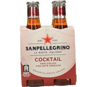24 bottiglie di s.pellegrino.cocktail red ml.200x4