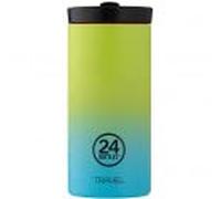 24Bottles - Bicchiere da Viaggio 0,6 l con Coperchio Sport & Go - Atlas (24B668)
