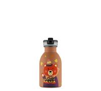 24BOTTLES Kids - Borraccia Bambini con Cannuccia Scuola Elementare e Asilo 250 ml, Borraccia Bambina Bambino Ermetica in Acciaio Inox BPA Free Ultraleggera Non Termica, Sweet Bear