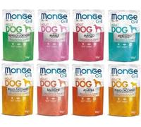 24 Buste da 100g Monge Grill Adult Dog Bocconcini Per Cani