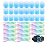 24 Cappucci Antipolvere Per Auto, 40 Adesivi Luminosi, Coperchi Luminosi Per Valvole Pneumatici, Coperchi Luminosi Per Valvole Pneumatici, Coperchi Luminosi Per Valvole