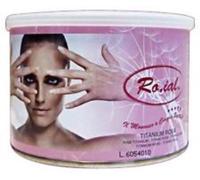 24 CERA DEPILATORIA LIPOSOLUBILE TITANIO ROSA BARATTOLO ROIAL 400 ML