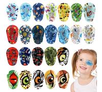 24 cerotti Bende Oculari Per Bambini,Benda Occhio Pigro Bambini, Autoadesivi Per Gli Occhi Dei Bambini, In Cotone, Per Gli Occhi Dei Bambini