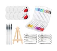 24 Color Foam Texture Painting Kit, 3D Effect Paint Markers, DIY Creative Art Set, Puffys Drawing Pens for Crafting, Professional Magic PopUp Set