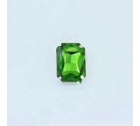 24 colori 4-27 mm da cucire su strass rettangolari piatti con artiglio argentato per cucito a mano, artigianato, decorazioni per abbigliamento - verde erba - 13x18 mm, 12 pezzi
