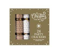 24 Confezione Natale Festa Crackers 23cm Riciclabile Plastica Gratis - Scelta