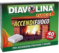 24 Confezioni di Accendifuoco Per Barbecue Diavolina 40 Cubetti
