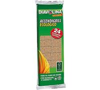 24 Confezioni di Accendigrill Ecologico Diavolina 24 Cubetti