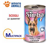 24 CONFEZIONI Monge Simba Bocconi di Cane 1230 gr. GUSTI VARI - Cibo umido cani