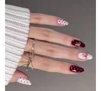 24 coperture complete in acrilico con fiocchi decorativi da attaccare per donne e ragazze