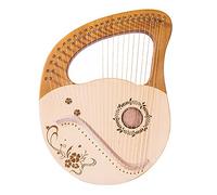 24 Corde Metalliche Lyre Harp, Strumento Di Mogano, Design Ergonomico, Con Chiave Di Tunning, Tutorial Musicale, Il Miglior Regalo For Principianti Amanti Della Musica For Adulti