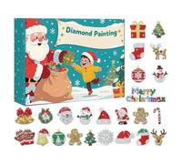 24 Day Christmas Countdown, DIY Rhinestone Calendar Ornament