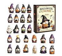 24-Day Countdown Calendar - Gnome Desktop Collectible, Halloween Advent | Halloween Calendar Advent Gnome Desktop Decoration Collectible 24-Day Countdown Calendar Home Celebration Festival Party