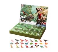 24 Day Dinosaur Christmas Countdown - Fun Kids advnt calendar, Creative Holiday Toy Gift, Exciting Seasonal Ornament, Festive Party Supply | Ideal Apartment Dormitory Room School Office Desktop Birth