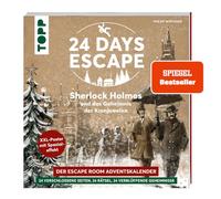 24 DAYS ESCAPE - Das Escape Room Adventskalenderbuch! Sherlock Holmes und das Geheimnis der Kronjuwelen. SPIEGEL Bestseller: 24 verschlossene Rätselseiten und XXL-Poster mit Spezialeffekt