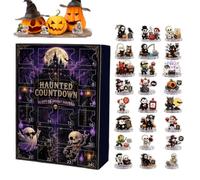 24 Days Horror Countdown Calendar 2D Acrylic Halloween Figures