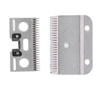 24 Denti 2 Mm Spaziatura in Carbide Affilata Clipper Lama, Set di Lama di Ricambio Superiore e Inferiore, Lama di Rasoio per Capelli Veloce per Farmuli, Fattorie di