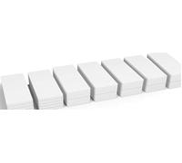 24 distanziatori da parete, autoadesivi, bianchi, 12 x 5 mm e 12 x 15 mm, protezione da parete in schiuma EVA, per mobili e maniglie della porta, montaggio semplice senza fori